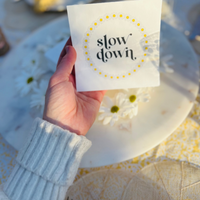 Slow Down Cocktail Paper Beverage Napkins