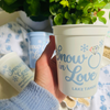 Snow In Love Customizable 16oz Stadium Cup | Snow In Love Engagement | Snow In Love Bachelorette