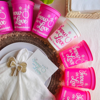 Snow In Love Customizable 16oz Stadium Cup | Snow In Love Engagement | Snow In Love Bachelorette