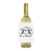 'Til Death Do Us Party Customizable Wine Label