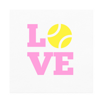 Tennis Love Cocktail Paper Beverage Napkins | Tennis Napkins | Perfect Match Bach | Wimbledon