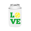 Tennis Love Can Cooler Sleeves | Regular & Slim Fit