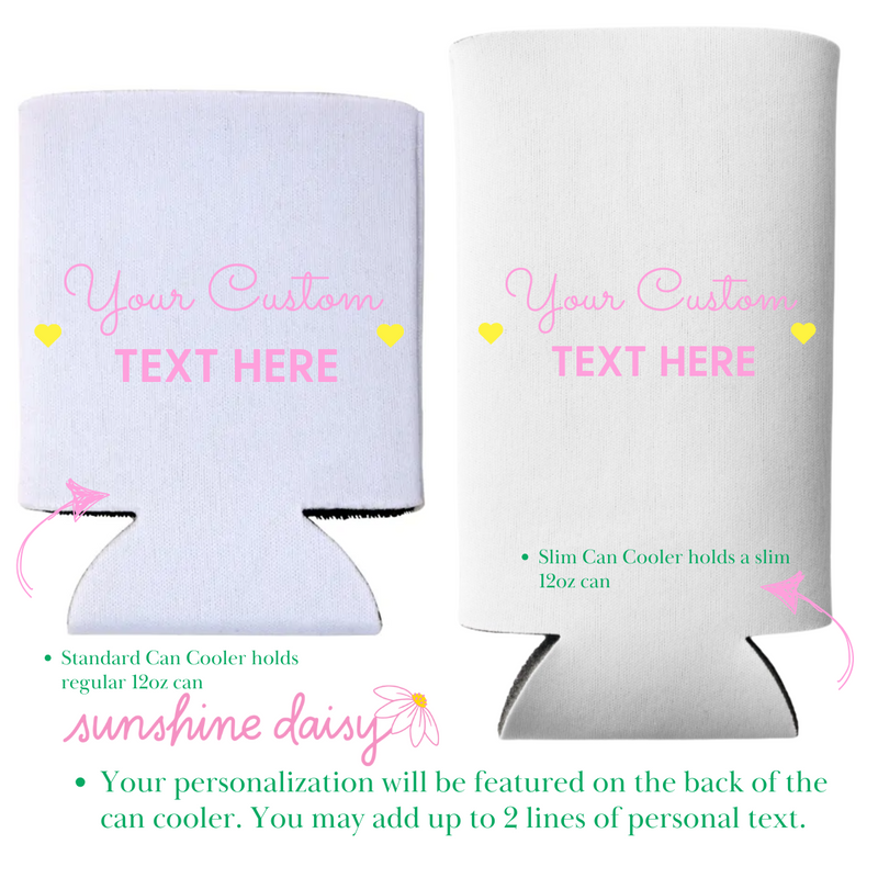 Tennis Love Pink Can Cooler, Slim & Regular Fit