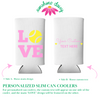 Tennis Love Pink Can Cooler, Slim & Regular Fit