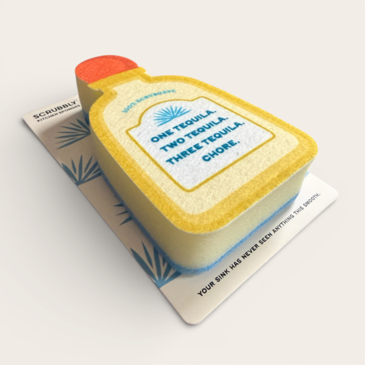 One Tequila, Two Tequila, Three Tequila, Chore Scrubbly Sponge