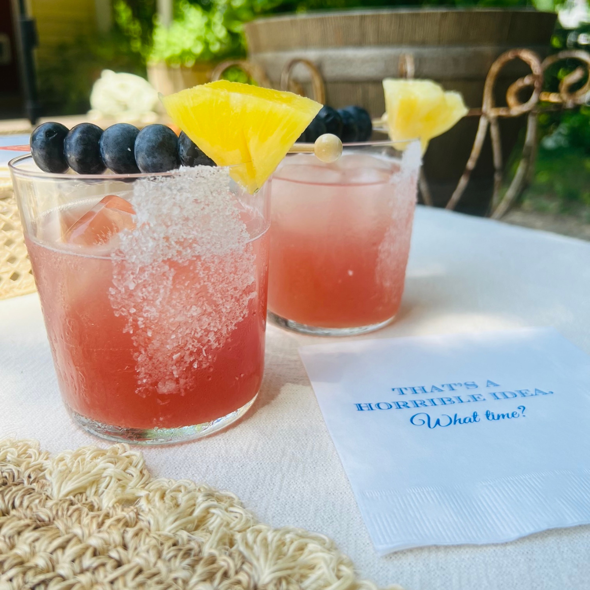Sunshine Daisy, LLC That's A Horrible Idea Cocktail Napkins