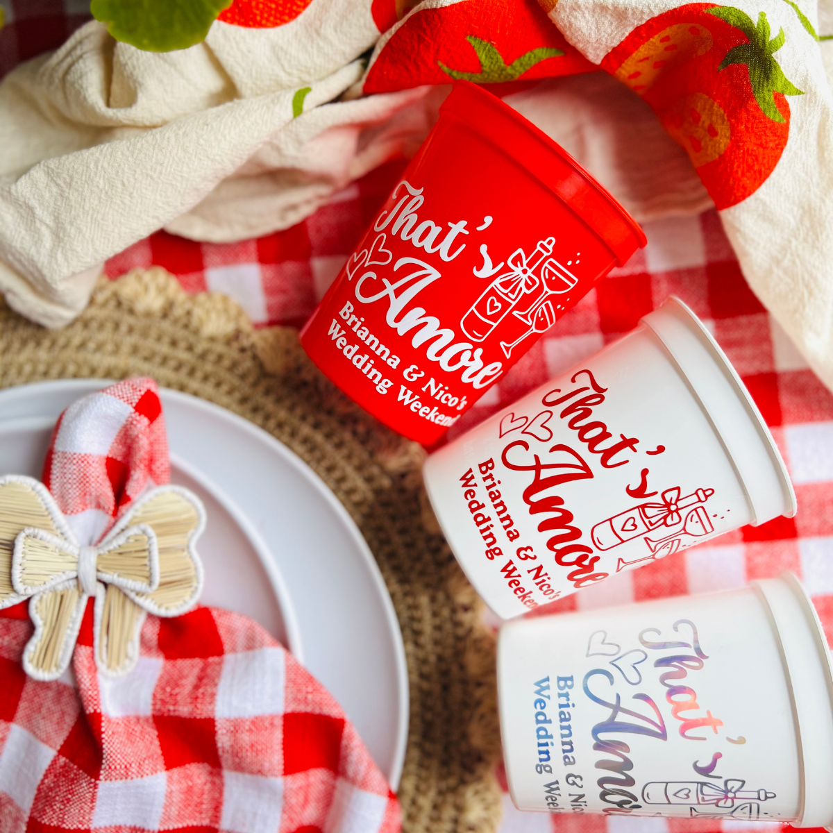 That's Amore Custom Stadium Cups