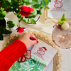 The Problem Is, I Like Naughty Bitches Cocktail Paper Napkins | Fun Christmas Napkins | Santa Holiday Napkins
