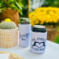 'Til Death Do Us Party Can Coolers, Regular & Slim Fit | Halloween Bachelorette