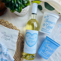 Up To Snow Good Customizable 16oz Stadium Cups | Snow In Love Bachelorette Theme