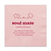 Valentine's Definition Cocktail Napkins, Assorted Pack | Galentine's Day Napkins