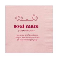 Soul Mate Cocktail Napkins