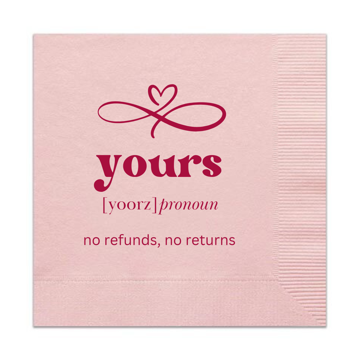 Fun Valentine's Definition Cocktail Napkins, Assorted Pack | Galentine's Day Napkins