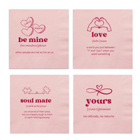 Fun Valentine's Definition Cocktail Napkins, Assorted Pack | Galentine's Day Napkins