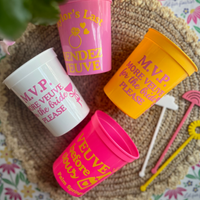 Last Rendez Veuve Stadium Cup | Veuve Before Vows Bachelorette | Customizable Bachelorette Cups