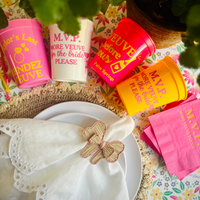 Veuve Before Vows Customizable Stadium Cups | Last Rendez Veuve Bachelorette