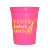 Veuve Before Vows Customizable Stadium Cups | Last Rendez Veuve Bachelorette