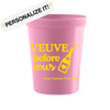 Veuve Before Vows Customizable Stadium Cups | Last Rendez Veuve Bachelorette