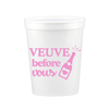 Veuve Before Vows Customizable Stadium Cups | Last Rendez Veuve Bachelorette