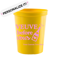 Veuve Before Vows Customizable Stadium Cups | Last Rendez Veuve Bachelorette