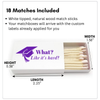 "What? Like It's Hard?" Custom Graduation Wraparound Matchbox Label with Matchbox