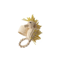 Handwoven Seahorse Napkin Ring