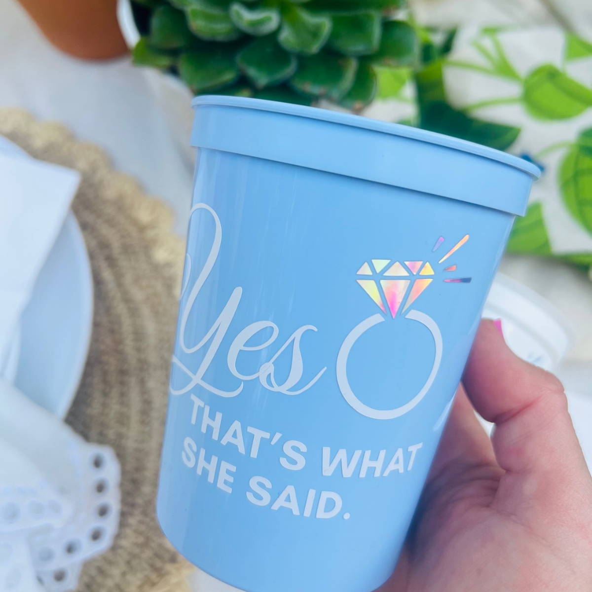Yes, That's What She Said 16oz Engagement Cups