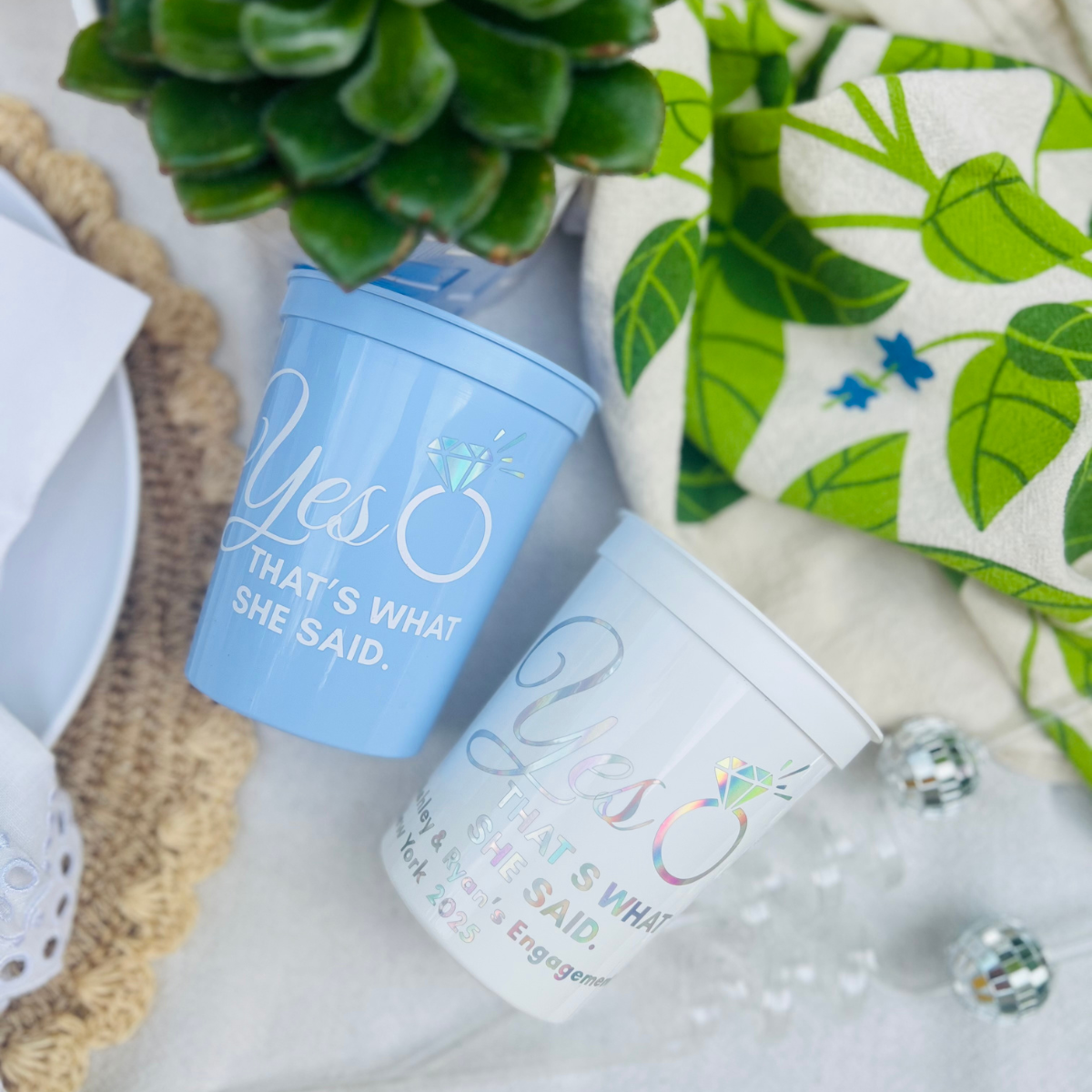 Yes, That's What She Said 16oz Engagement Cups