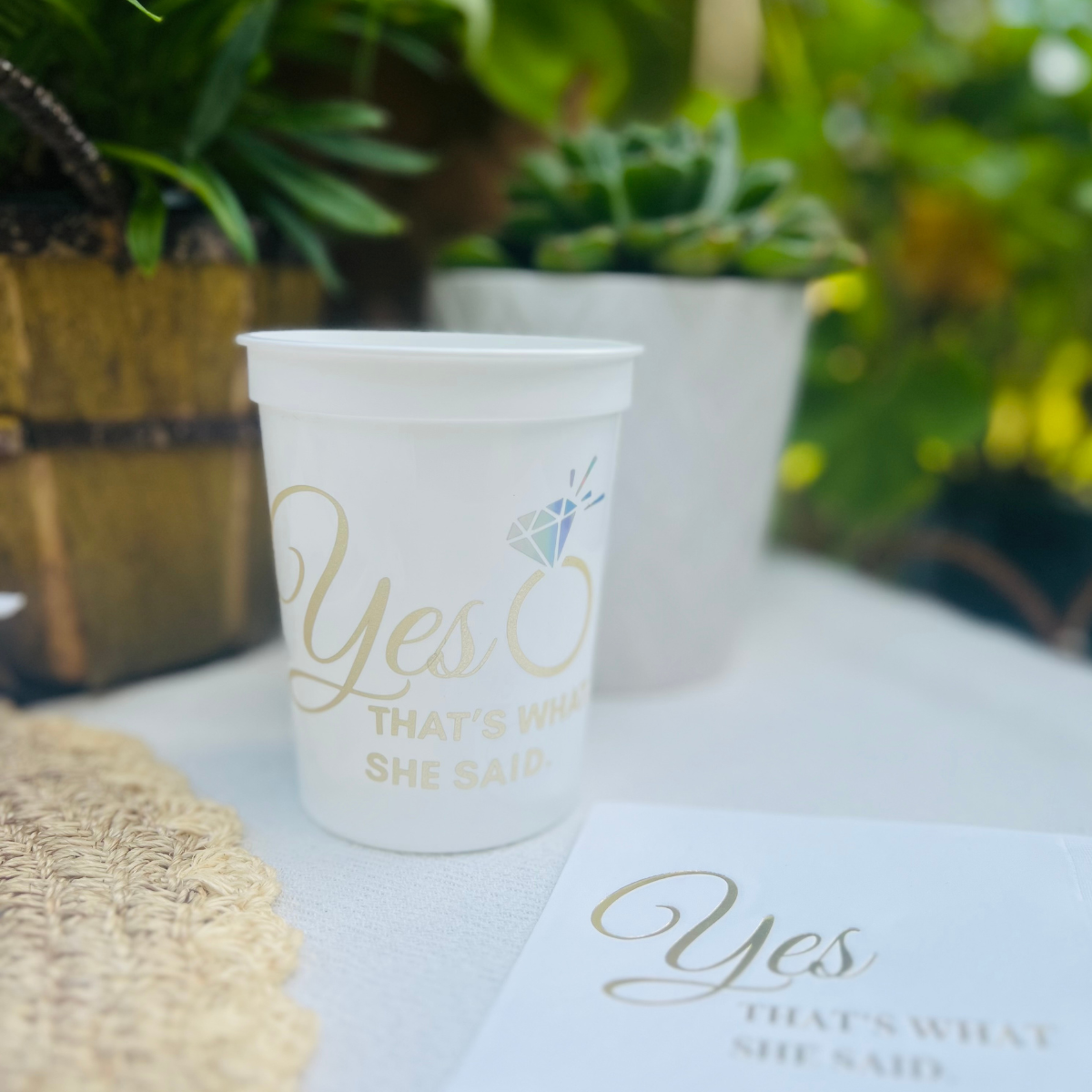 Yes, That's What She Said 16oz Engagement Cups