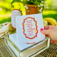 Your Circus Your Monkeys Paper Cocktail Napkins