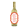 Your Circus Your Monkeys Large Wine Label