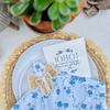 New Home Zip Code Customizable Foil Stamped Paper Napkins