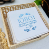 New Home Zip Code Customizable Foil Stamped Paper Napkins