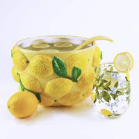 Lemon Punch Bowl & Ladle Set